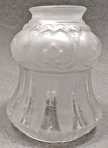 Vtg period lamp shade - lamp, frosted