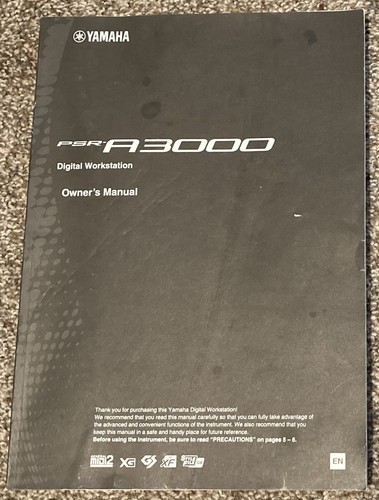 Yamaha psr a3000 owner - yamaha, psr-a3000