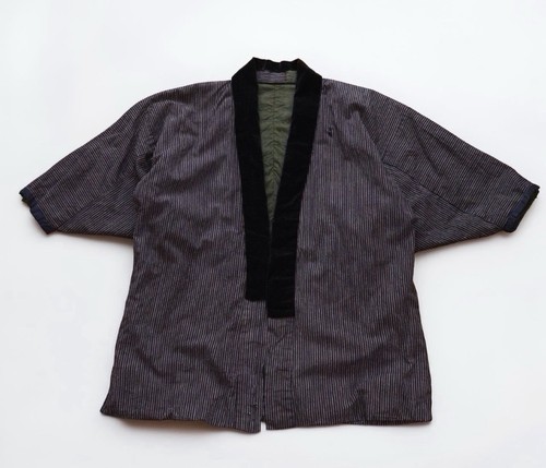 Vintage japanese cotton noragi - cotton,