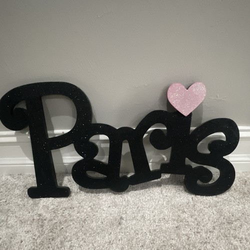 Paris freestanding wood - freestanding, letter