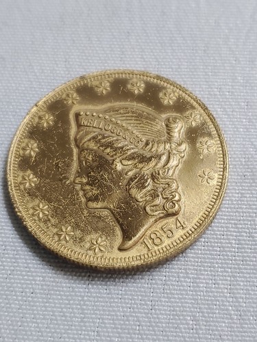Replica 1854 liberty coin - replica,