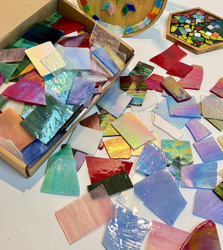 Iridescent stained glass - iridescent,