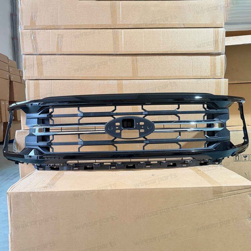 Front bumper grille chrome - grille, w/chrome