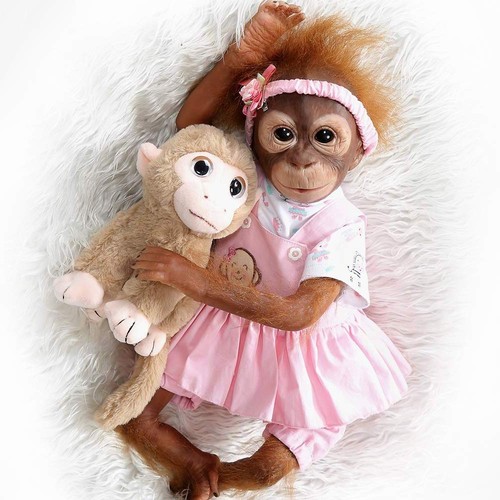 Realistic monkey doll - doll, inch