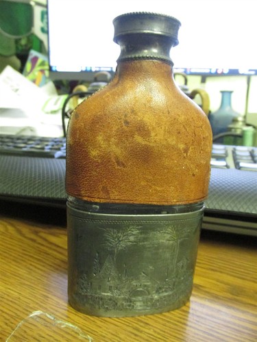 Vintage pocket flask - vintage,