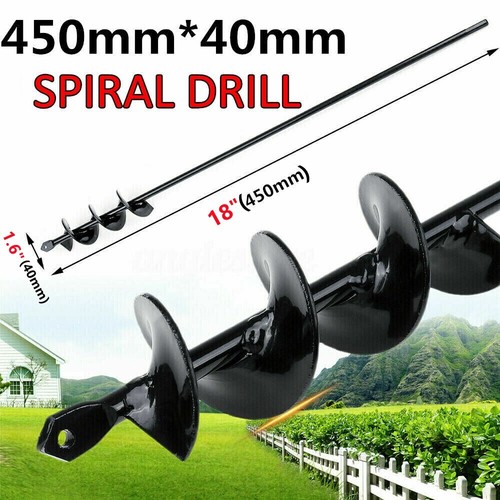 Planting auger spiral hole - spiral,