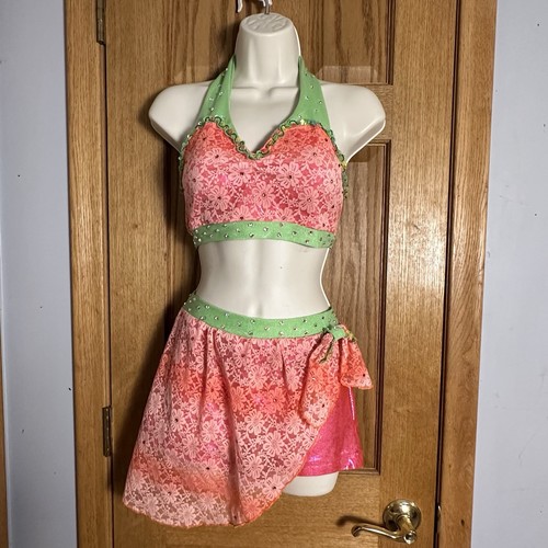 Custom piece solo peach lace - piece,
