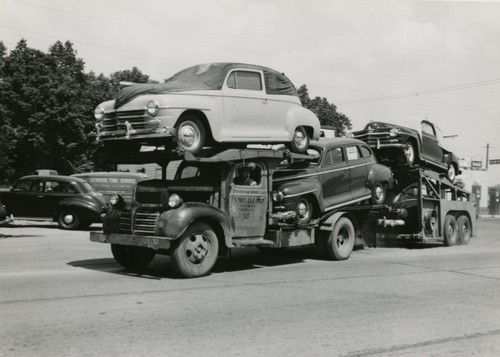 Dodge truck car hauler - dodge, trailer