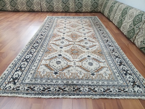 Handmade geometric rug silk - rug,,