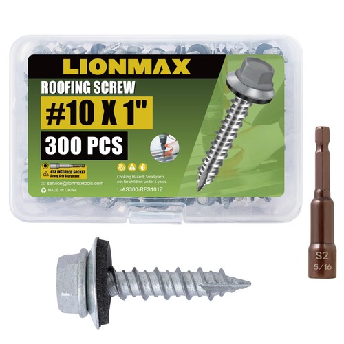 300 pcs metal roofing screws - metal,