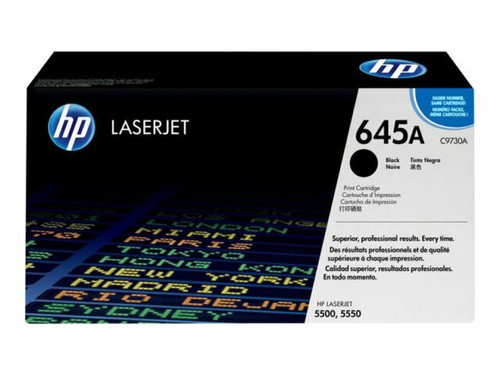 645a laserjet toner black - hp,