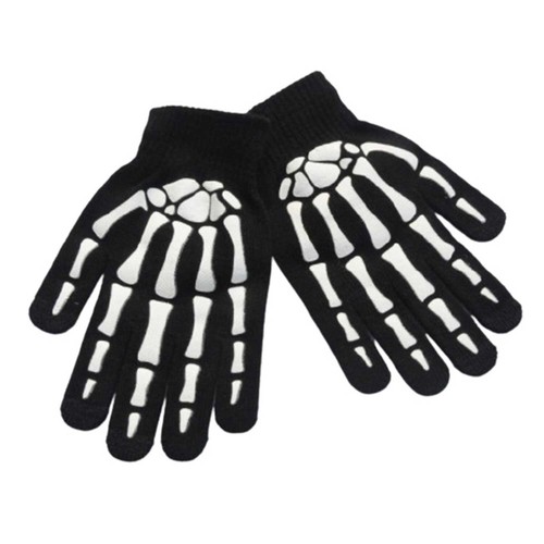 Goth winter glow skeleton - goth, hand