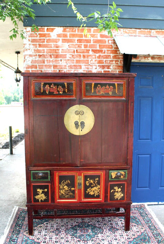 Chinese antique hand painted - antique, hand-painted