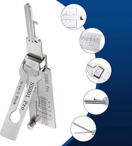 Stainless steel key - 2-in-1,