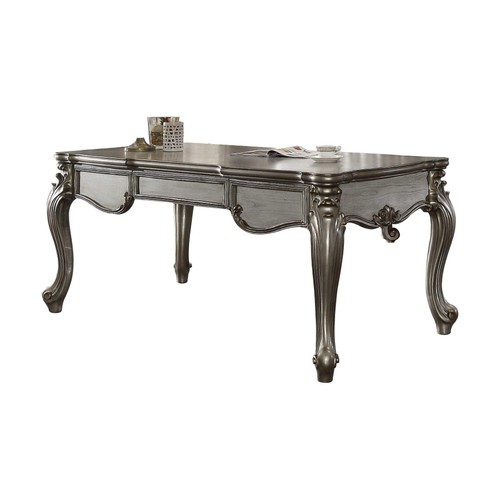 Silver executive desk - silver,