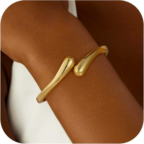 Gold bangle bracelet for women - bangle,