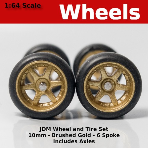 Brushed gold spoke real - 6,