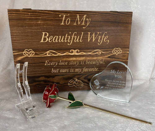Beautiful wife engraved - to,