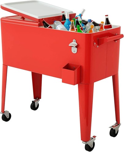 80qt rolling patio - patio, cart
