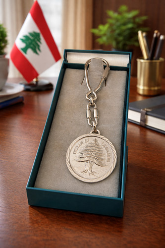 Lebanese cedar tree - tree, metal