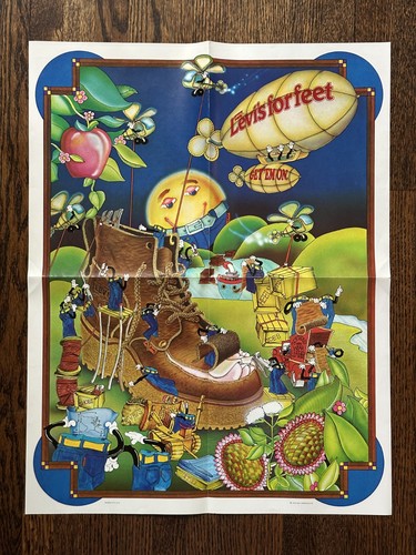 1975 levis for feet poster - feet,