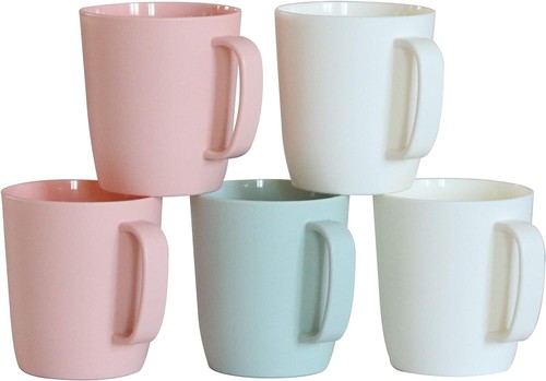 Coffee mugs set plastic - mugs, 5