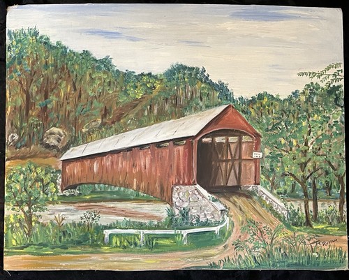 Original signed painting - original,