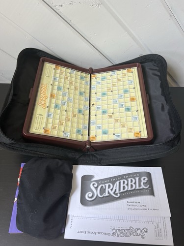 Vtg scrabble game travel - vtg,