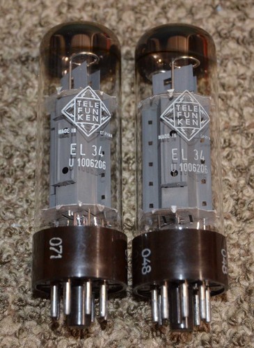 Telefunken power tubes - el-34,