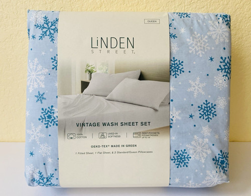 Linden street queen sheet - linden,