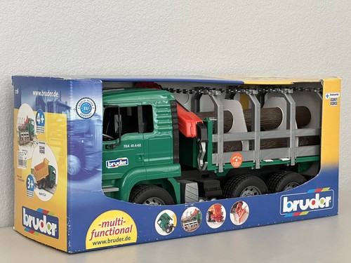 Bruder timber log - bruder, crane