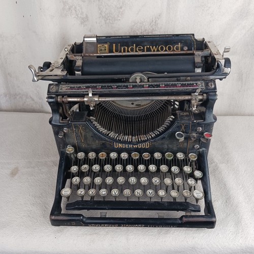 Antique underwood typewriter - antique,