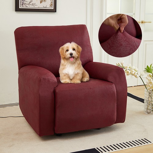 Faux leather recliner - faux,