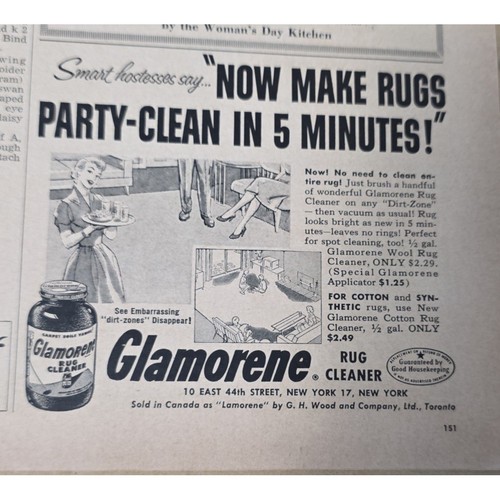 Vintage 1954 glamorene - 1954, rug