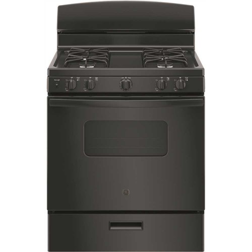 Gas oven black 4 - 30",