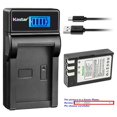 Kastar battery lcd usb charger - lcd,