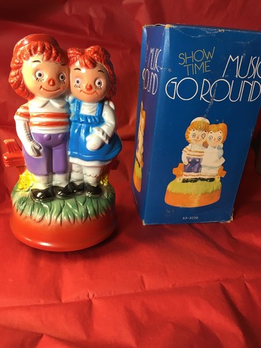 Vtg raggedy ann andy doll - raggedy,