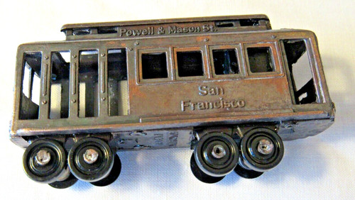 Vintage toy cable car powell - toy, &