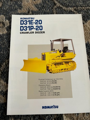 Komatsu d31e d31p crawler - komatsu,