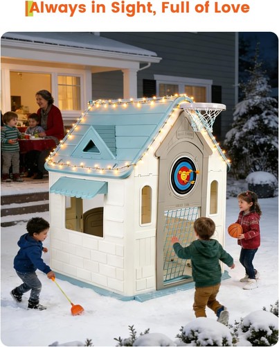 Indoor outdoor kids playhouse - indoor,