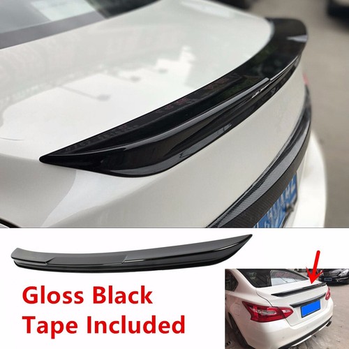 Gloss black trunk spoiler - gloss, fit