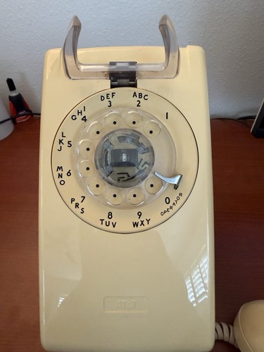 Beige rotary dial - ,