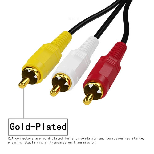 6ft rca red white - red, yellow