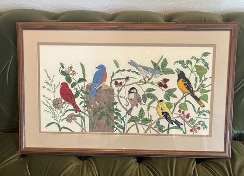Vtg large hand - vtg, embroidered
