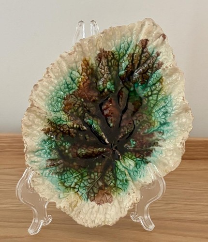 Antique 19c majolica figural - majolica,