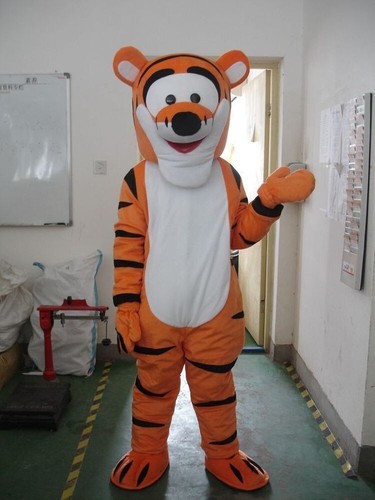 Cartoon doll tiger mascot - tiger,