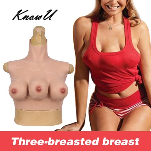 Three breasted silicone - three-breasted,