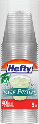 Deluxe clear plastic party - clear,
