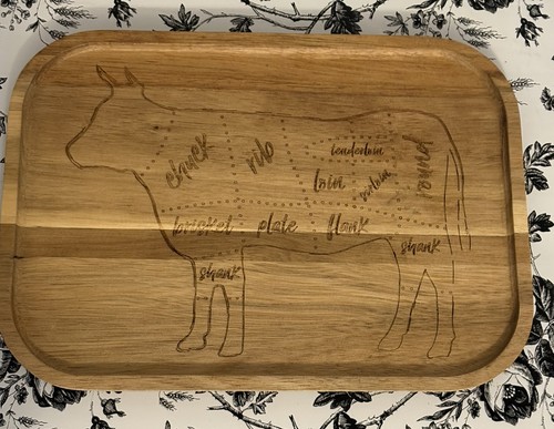 Vintage wood beef - vintage, cuts