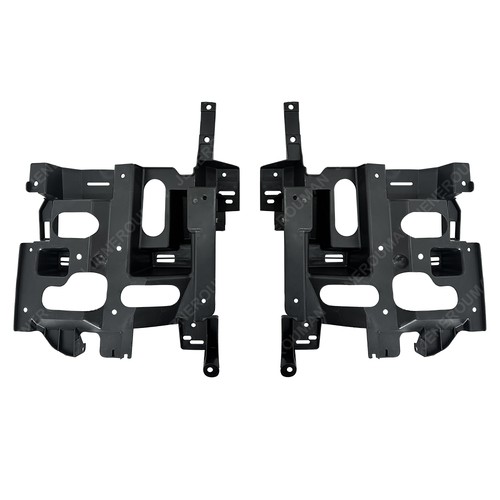 Pair headlight brackets mount - headlight,